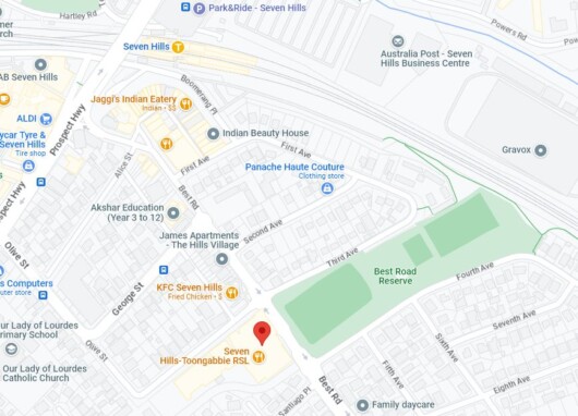 Geniis location map